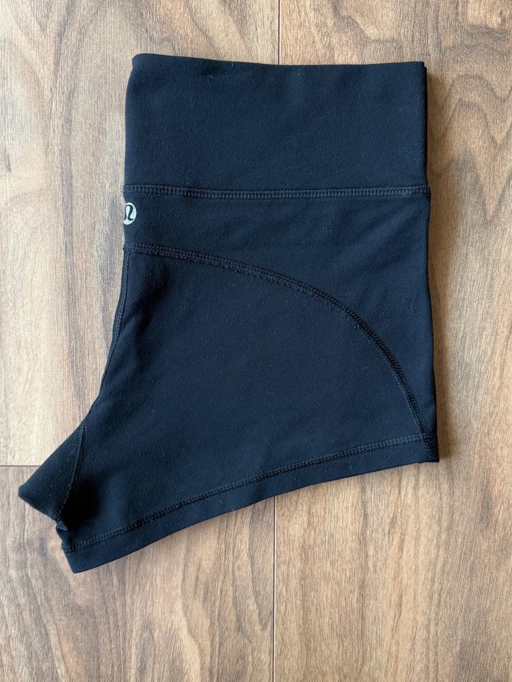 lululemon athletica Black High-Waist Athletic Shorts